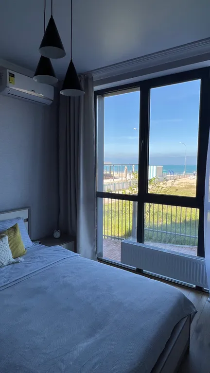 Квартира Квартира Уютная евродвушка на первой линии с видом на море — Анапа