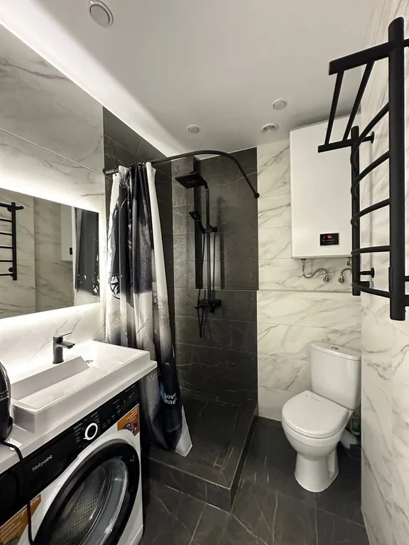 Студия с балконом и прекрасным видом на горы