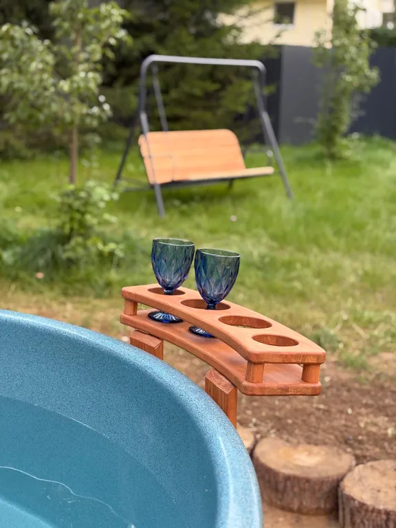 Коттедж Комфортный коттедж с сауной и купелью — Бугры