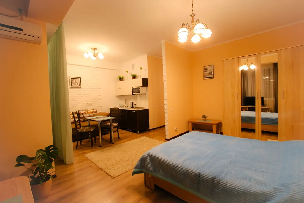 Уютная просторная 1 комн. квартира студия в центре Алматы