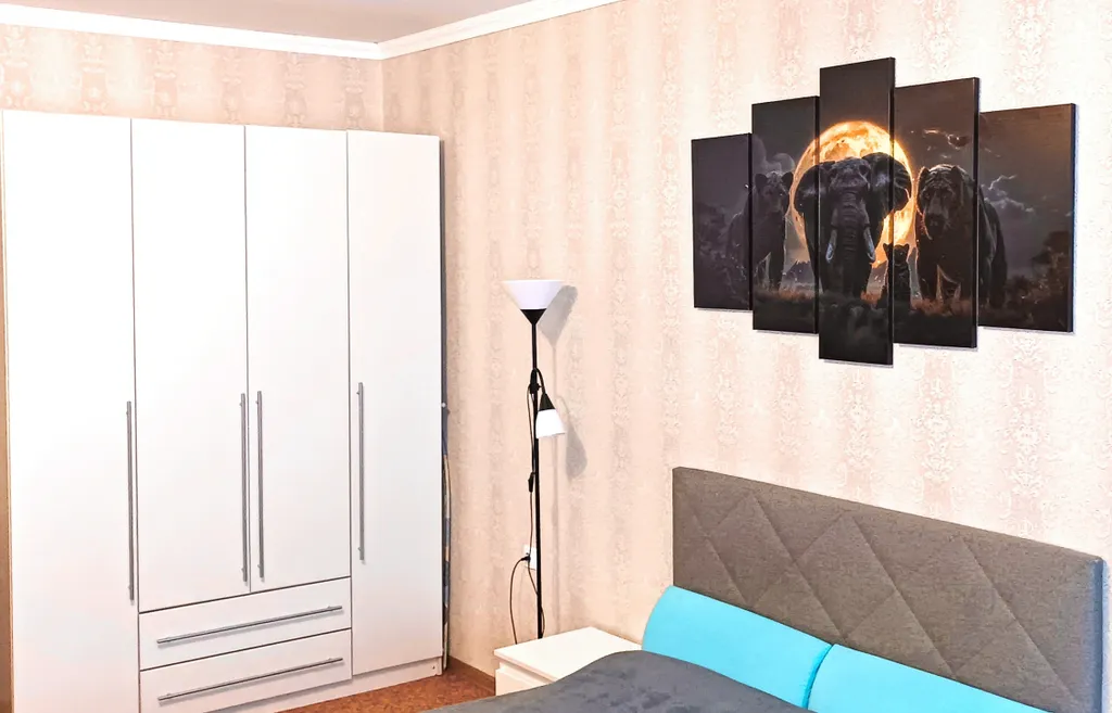 1-комнатная квартира с кондиционером и свежим ремонтом, идеально для командировки