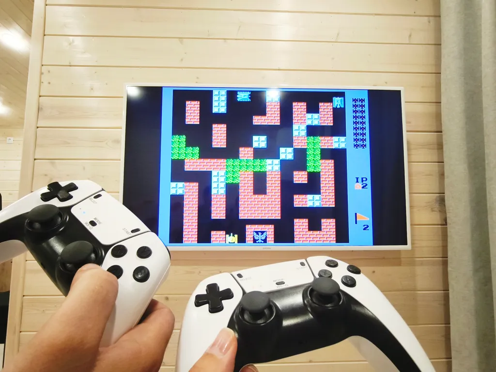 Дом с купелью в сосновом лесу