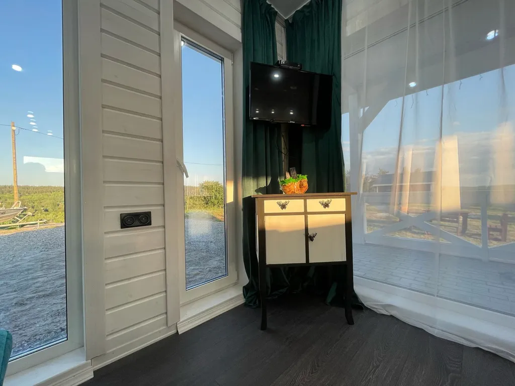 Уютный домик с чаном в тихом местечке