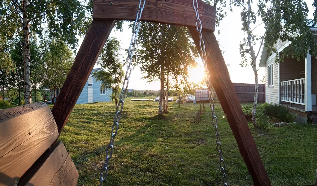 Уютный домик с видом на закат в Марфино