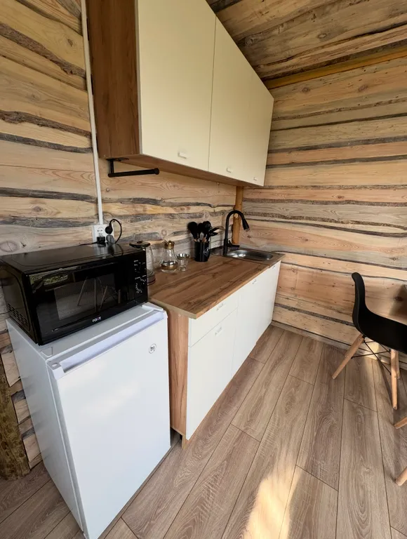 Дом с баней в лесу