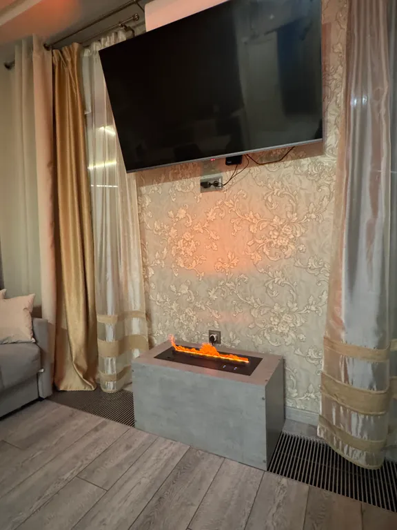 Охта прованс с биокамином и ванной комнатой