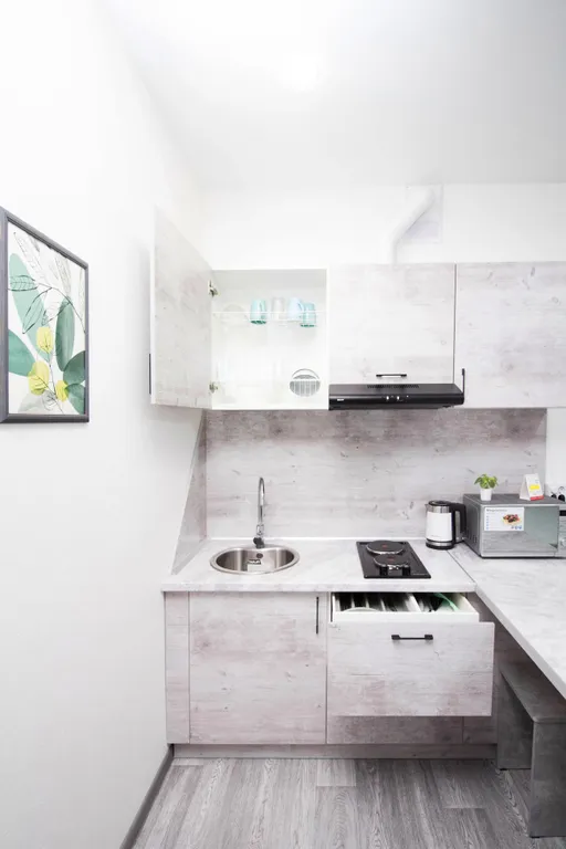 Уютная студия с видом на набережную