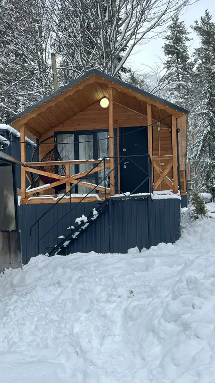 Эко-домик с видом на горы