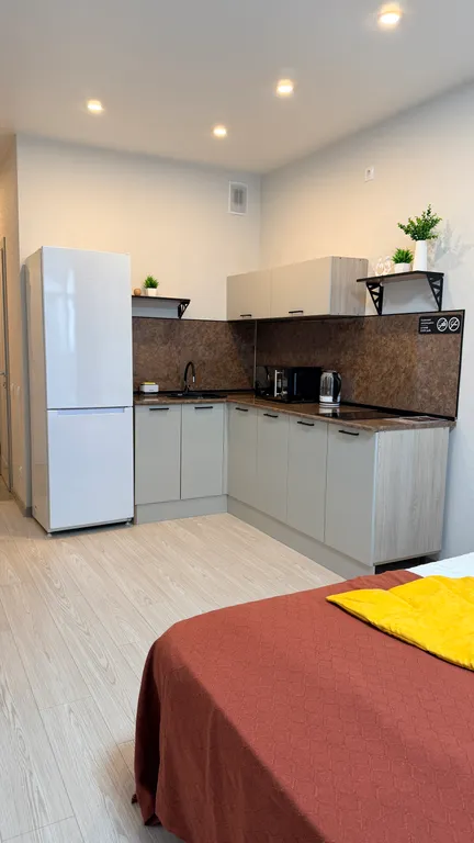 Зеленый уголок в городе, 15 мин до центра, квартира с самоваром