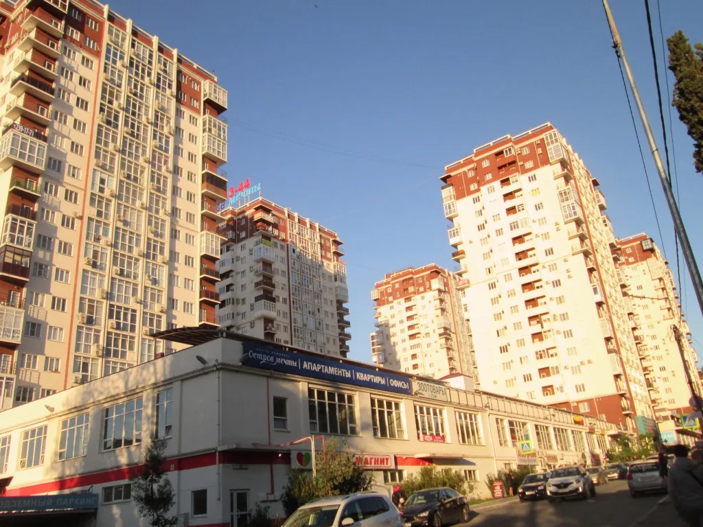 Квартира Квартира в центре города за ж/д вокзалом в новом комплексе — Сочи