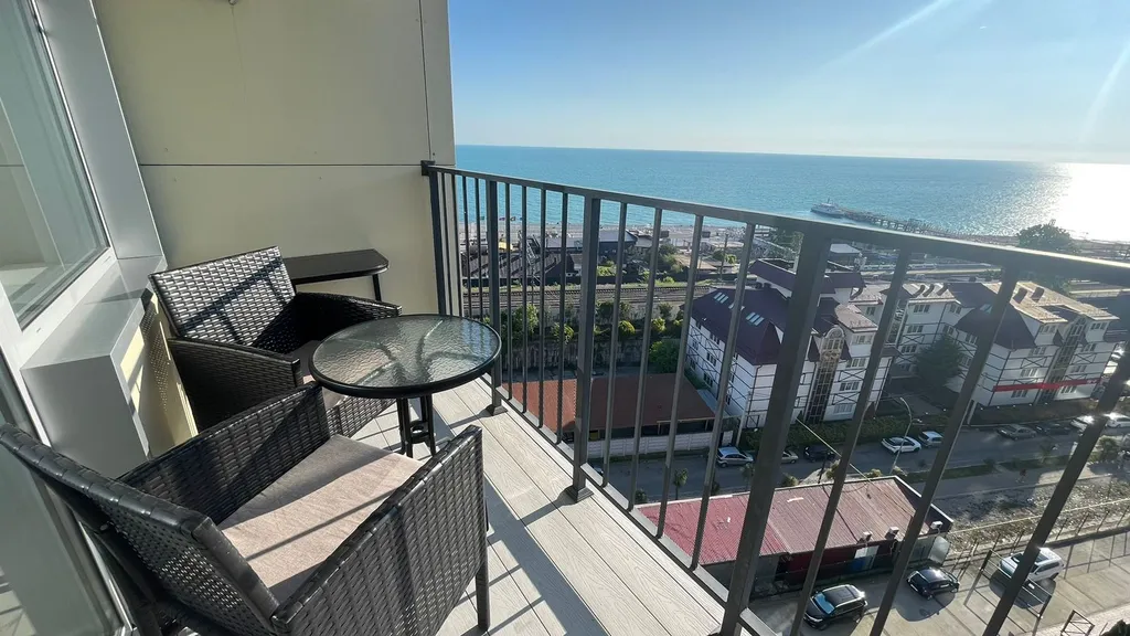 Квартира студия морской бриз с бассейном на территории