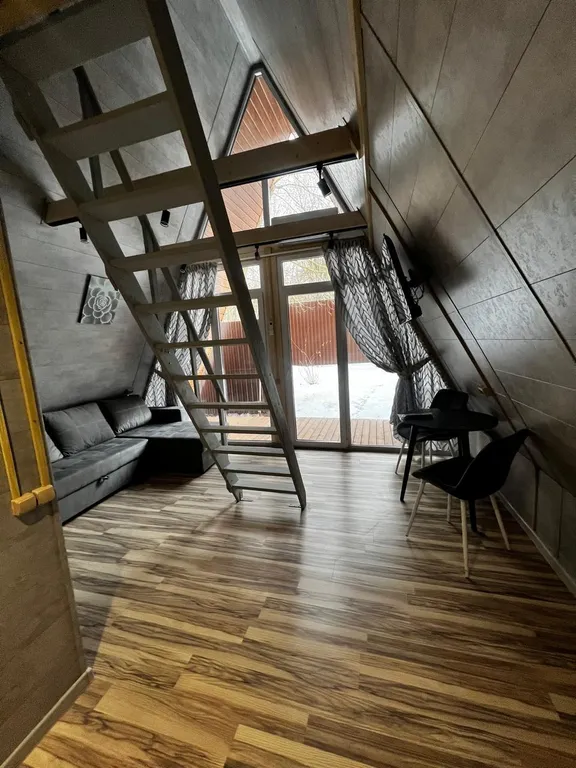 Коттедж Коттедж А-фрейм в городском глэмпинге — Казань