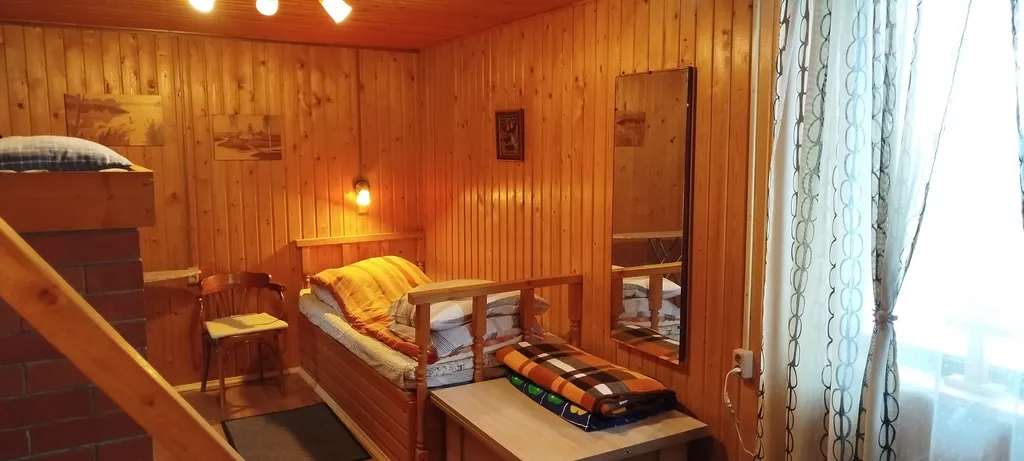 Уютный деревянный дом с мансардой и русской печкой