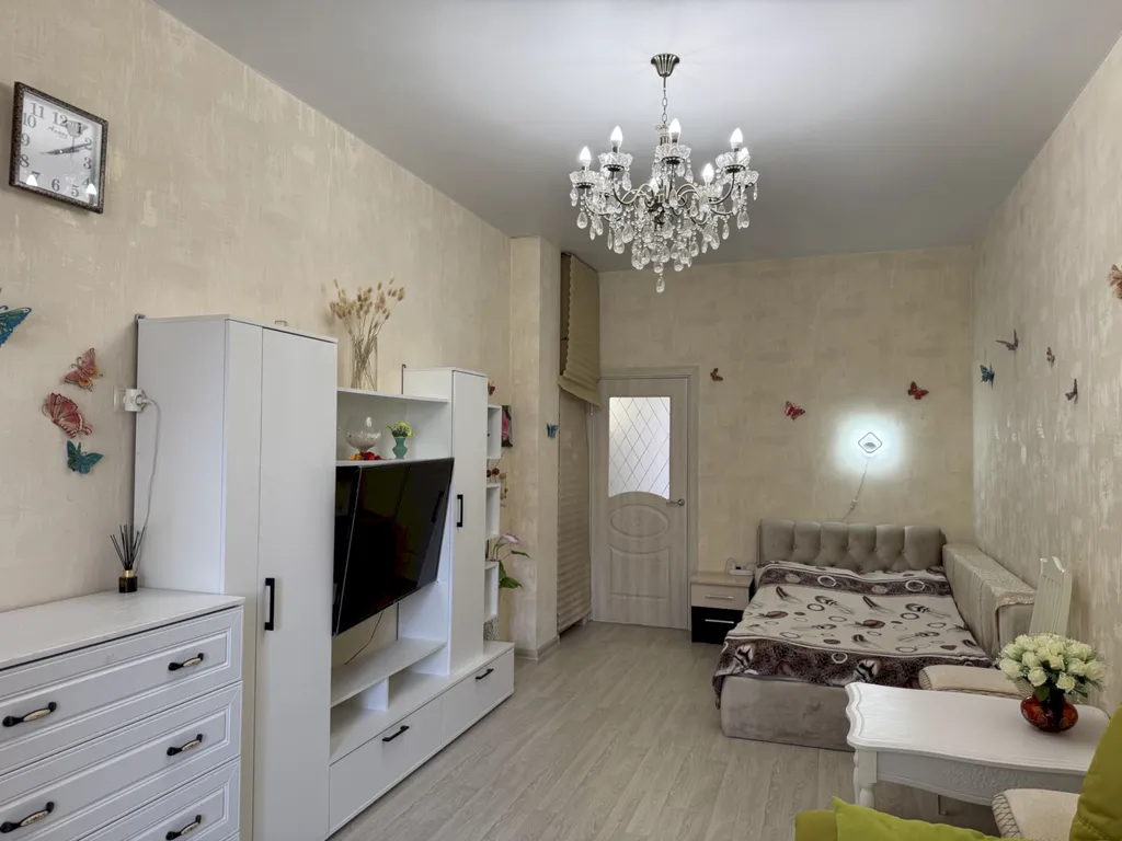 Квартира 1-к квартира с балконом и видом на горы - жк Черноморский — Геленджик