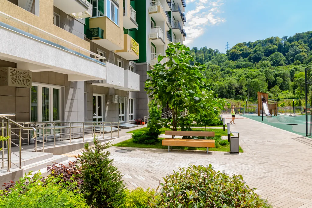 Апартамент на высоком этаже