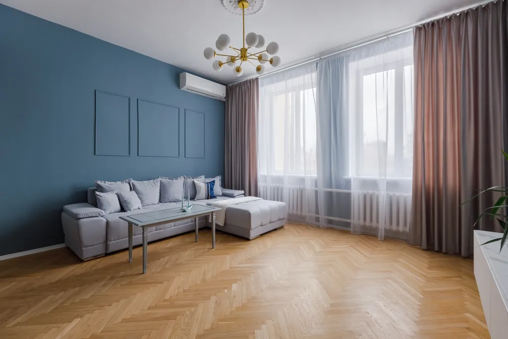 Квартира Сталинская трехкомнатная квартира Синий Кит — Москва