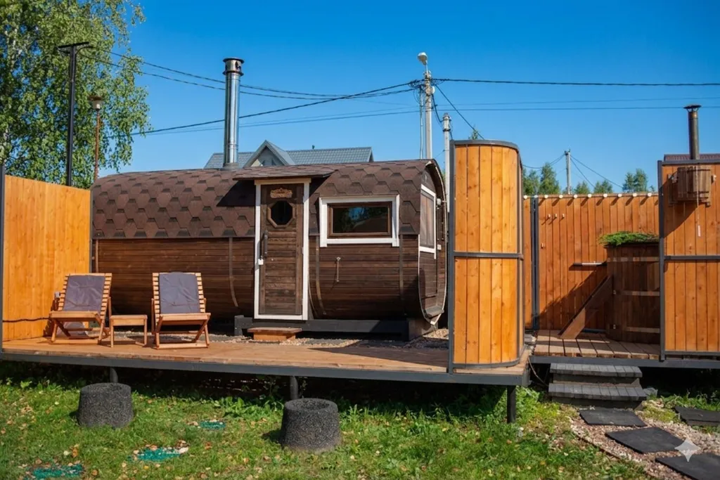 Дом 45m2 — чан, кухня, Wi-Fi, барбекю