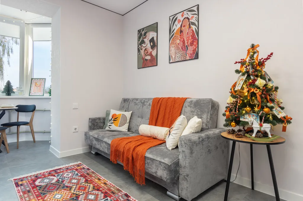 Эстетичная квартира с дизайнерским ремонтом и видом на иву