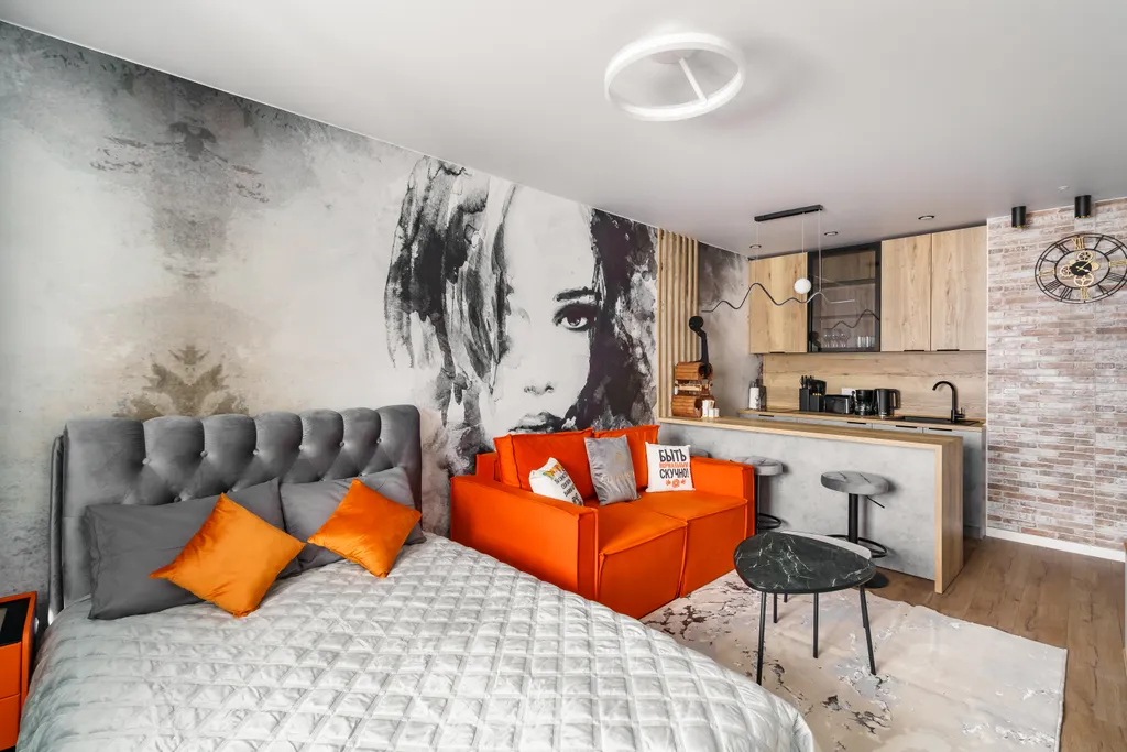 Студия с дизайнерским ремонтом в ЖК Авиатор