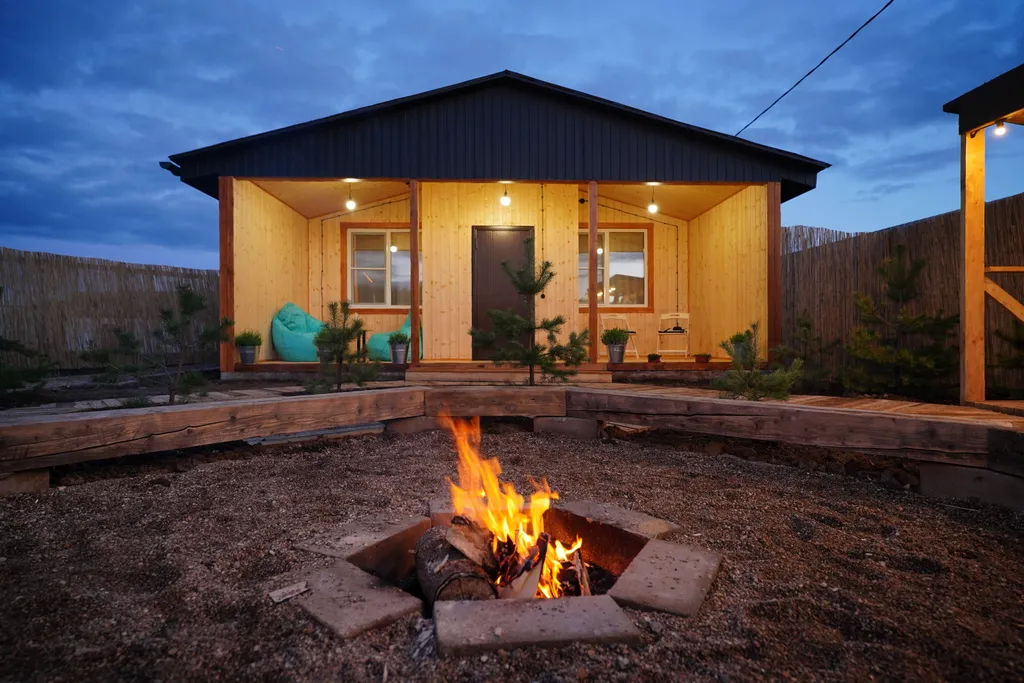 Дом с баней-юртой и караоке