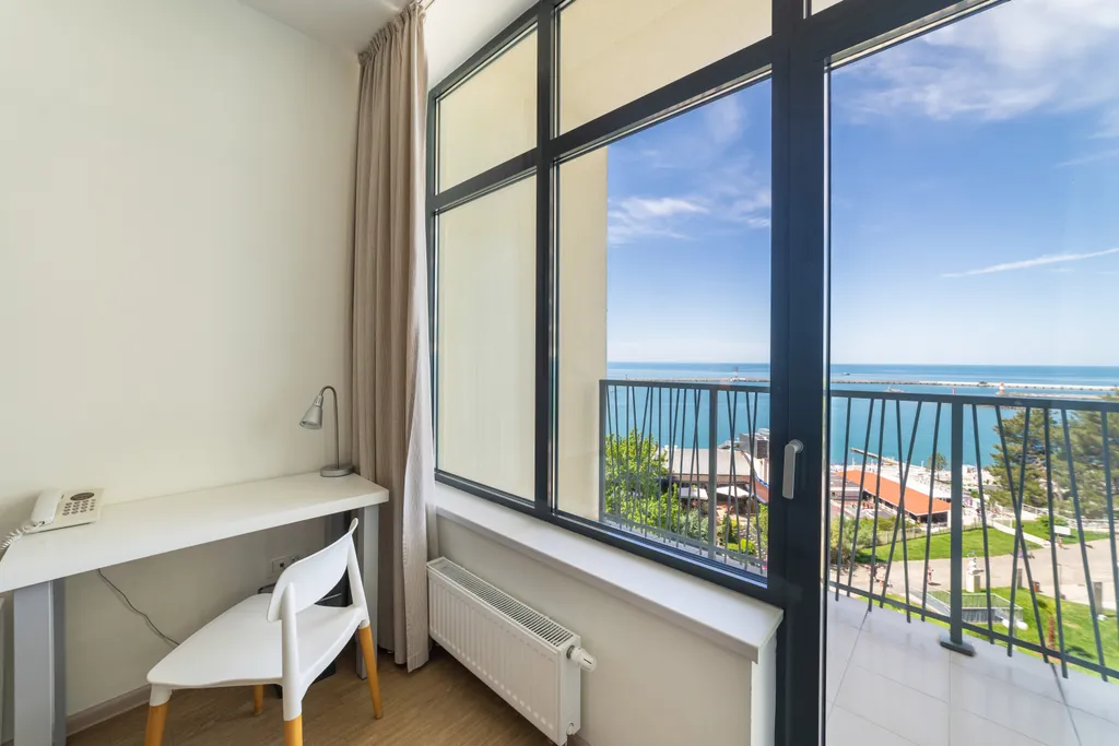 Двухкомнатные апартаменты с видом на море