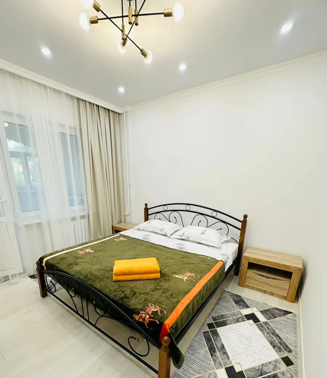 Шикарная 2-комнатная квартира с развитой инфраструктурой — аренда посуточно в Алматы