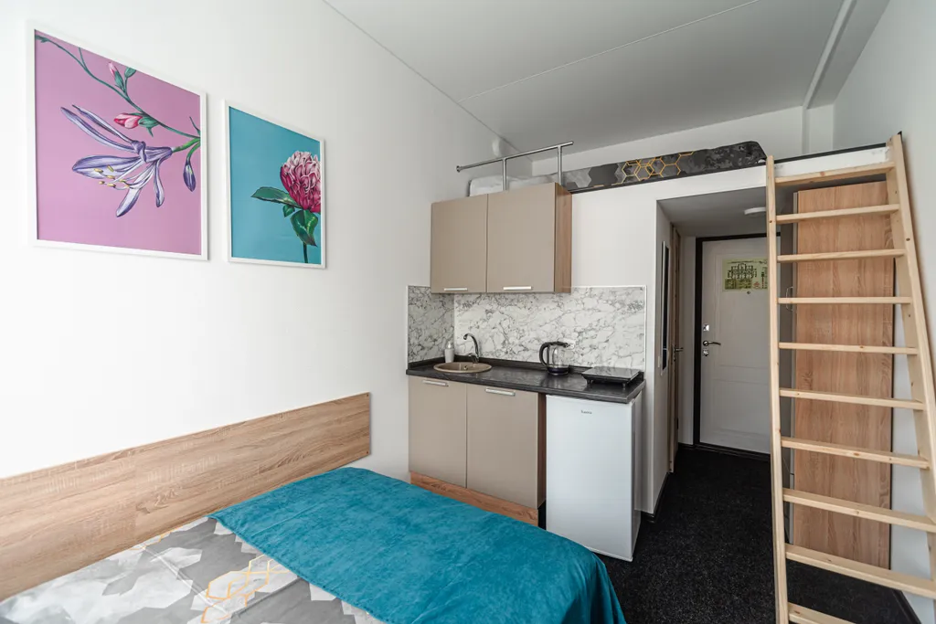 Квартира Квартира Апартамент Нижний Ораниенбаум Двухуровневая студия — Ломоносов