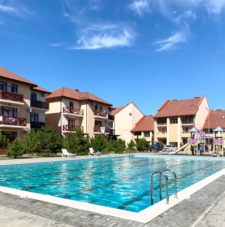 Студия с терасой в трёх минутах от пляжа