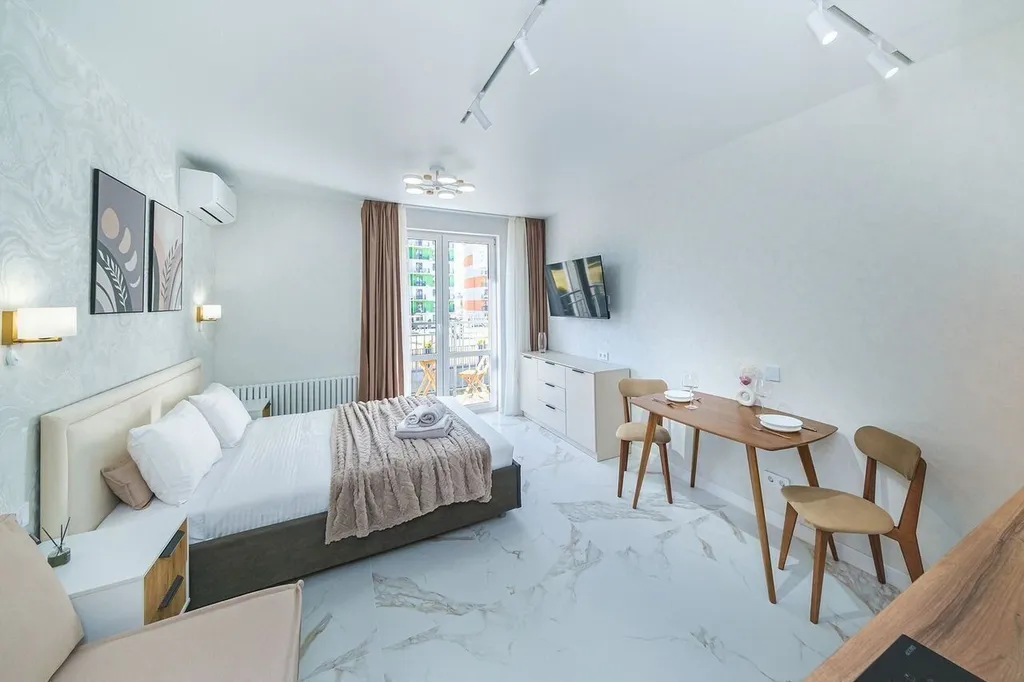 Уютная студия до 3 гостей