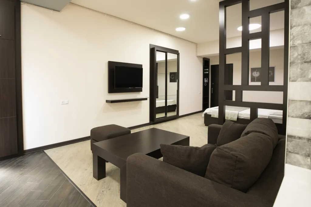 Квартира Студия в новом доме с консьержем в самом сердце города — аренда посуточно в Ереван