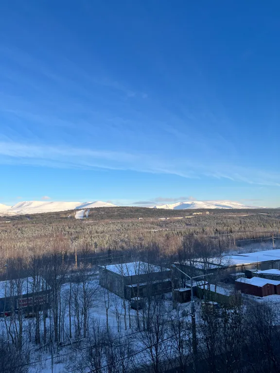 Квартира с видом на горы Хибины