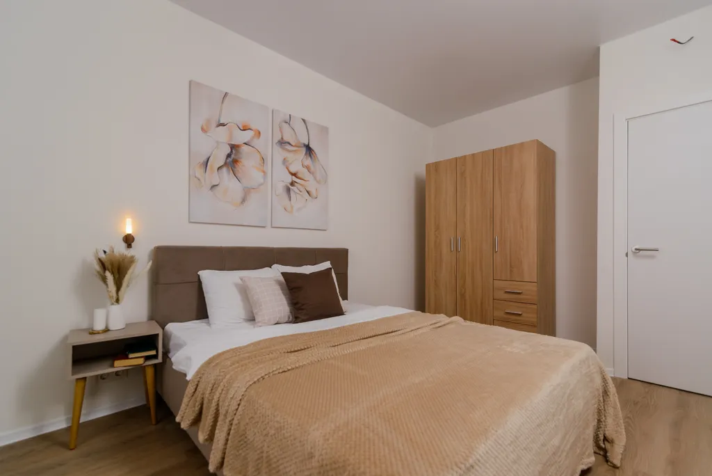 Просторная квартира с балконом