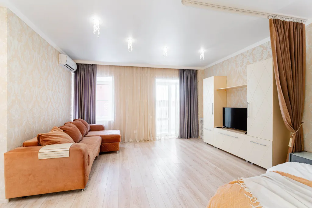 Современная, просторная квартира с кондиционером