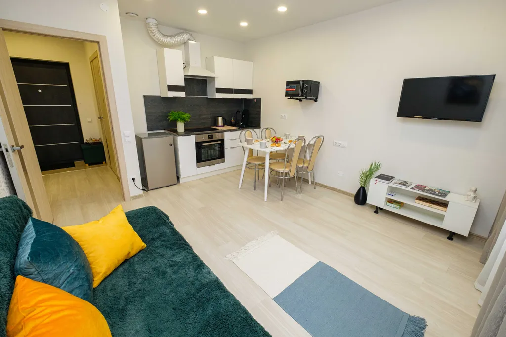 Элегантная евро-двушка с дизайнерским ремонтом в ЖК «Пять континентов»