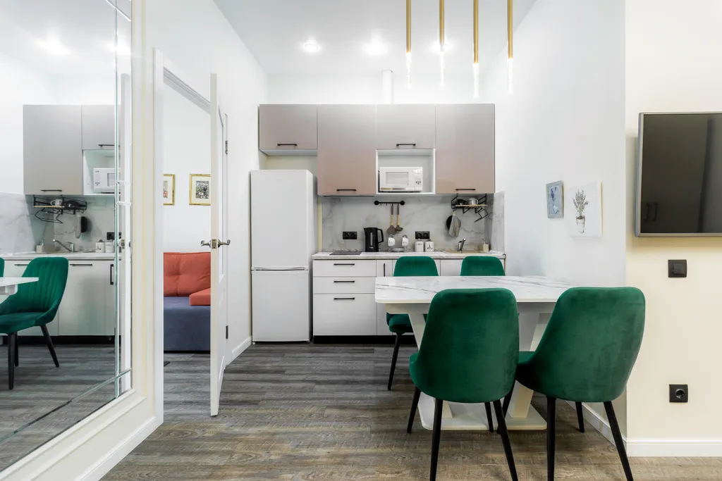 Стильные апартаменты с 2 спальнями