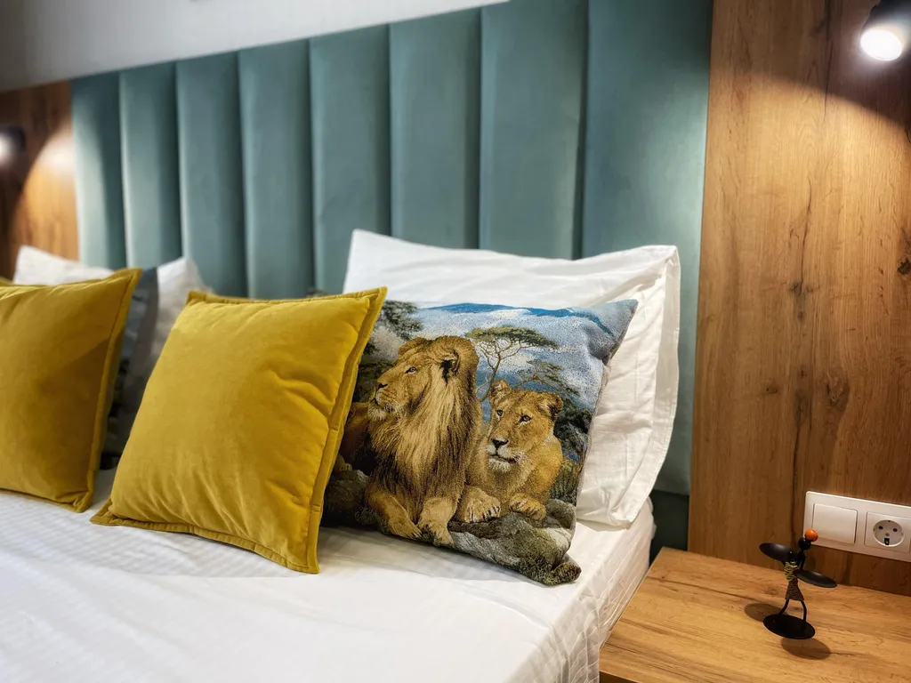 Апартамент в 3 минутах до моря с маленьким балконом и видом на горы