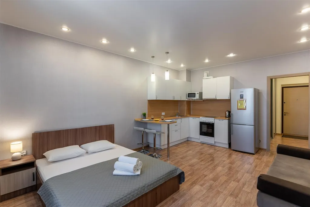 Квартира Квартира-студия с со свежим ремонтом — Тюмень