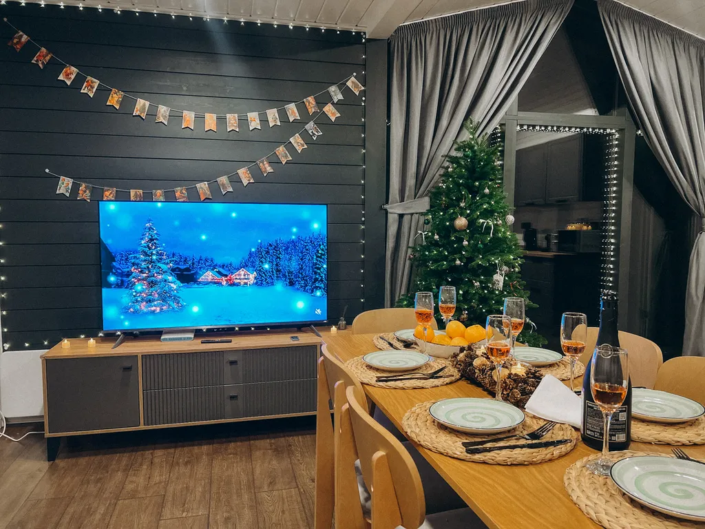 Дизайнерский дом с гриль-мангалом, сауной и большой террасой