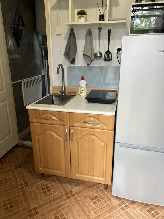 Двухкомнатный домик с видом на озеро