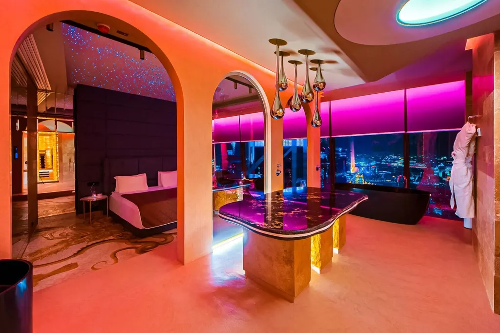 Апартаменты СПА атракцион - 77й этаж Федерация Восток.