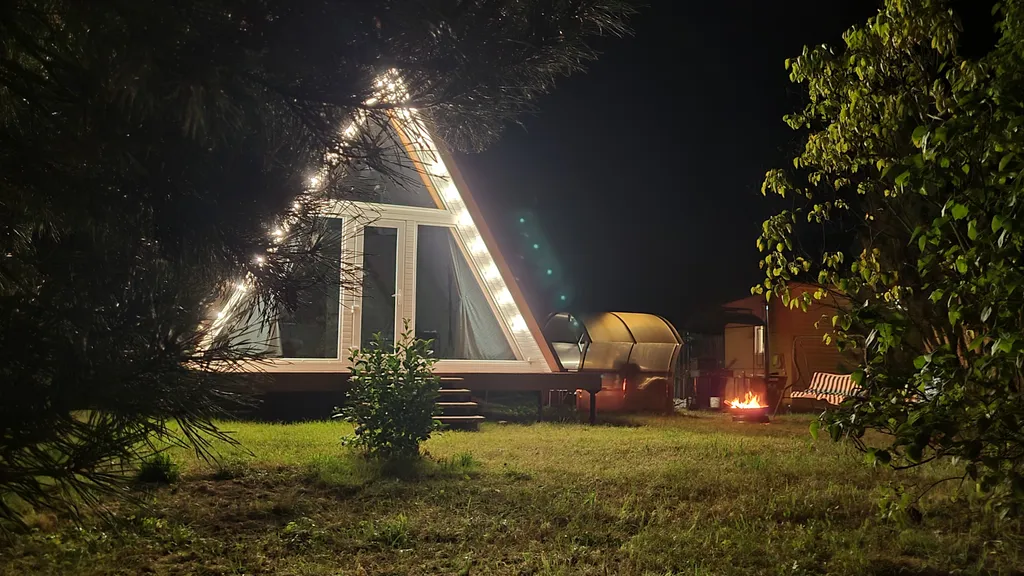 Коттедж Дом A-frame с баней — аренда посуточно в Орехово-Зуево