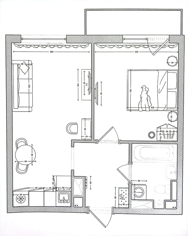 Квартира Квартира Портофино - Маленькая Италия в Сердце Сибири — Красноярск
