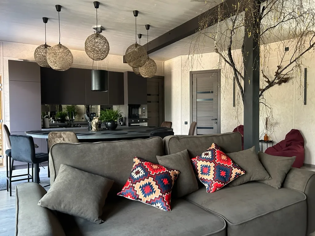 Вилла Луна с сибирским чаном и сауной с панорамным круглым окном