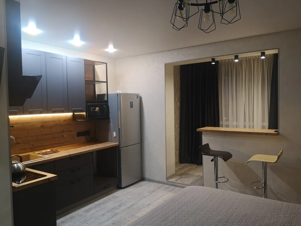 Студия с панорамным видом