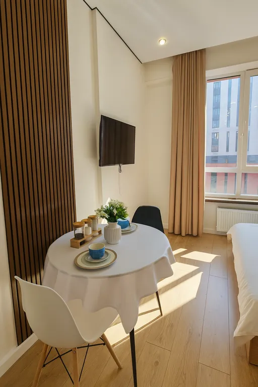 Яркая и стильная студия рядом с mega park