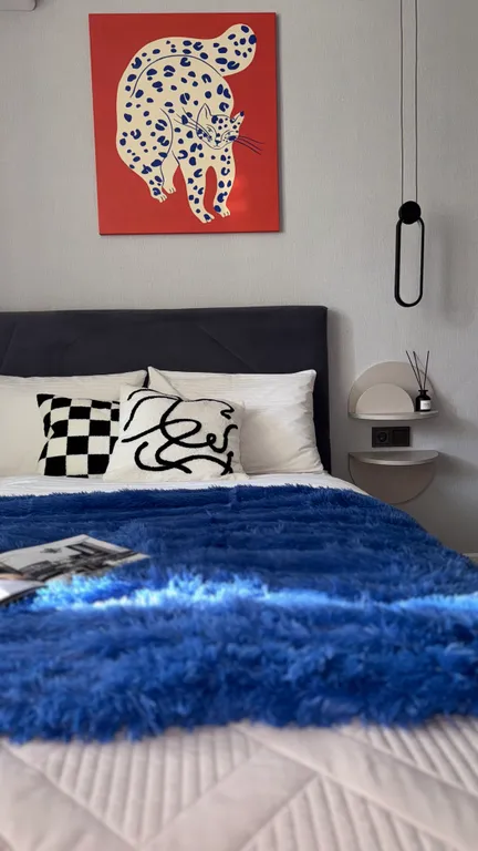 Квартира Квартира Уютная стильная студия с большим балконом. Транзит из Крыма — Краснодар