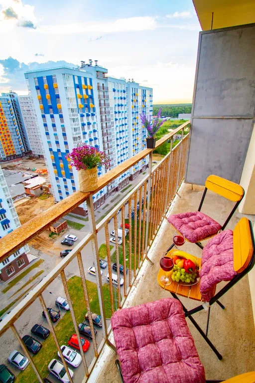 Уютная студия с красивым видом