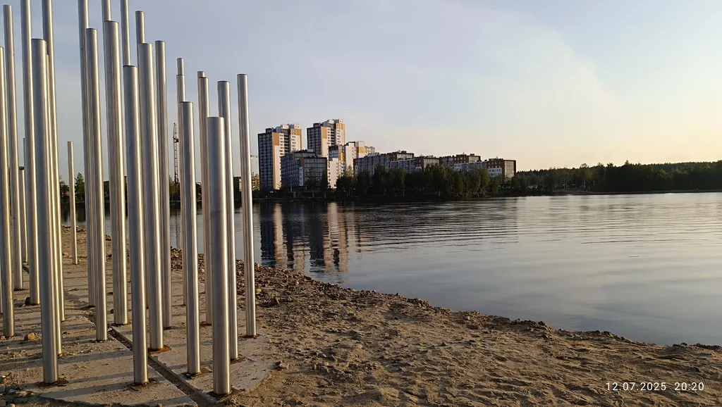 Уютная квартира на берегу озера, с собственным пляжем.