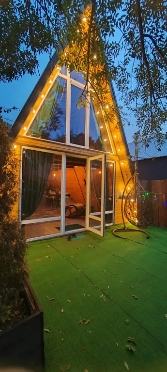 А-фрейм с банным чаном