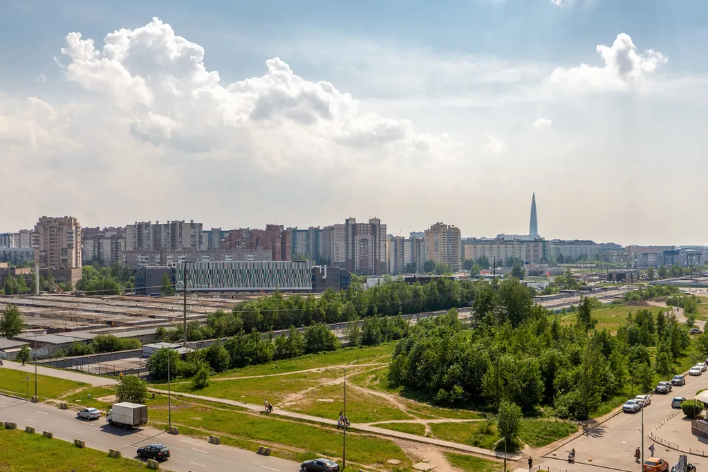 Квартира Семейная квартира с видом на башню Газпром — Санкт-Петербург